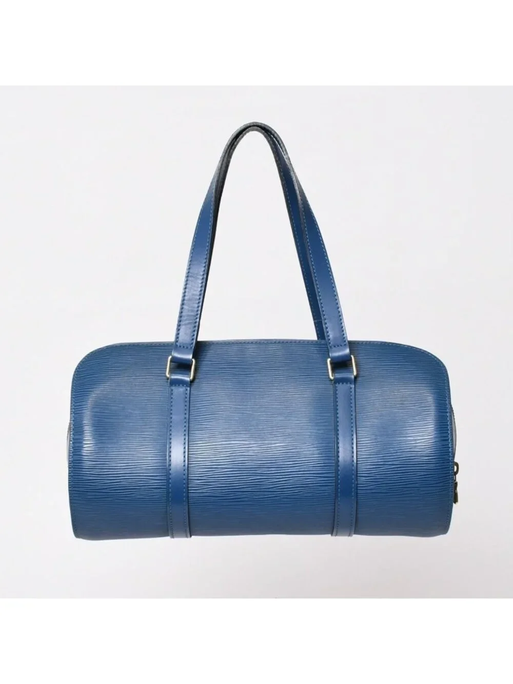 Louis Vuitton Handbag Papillon Soufflot Epi Blue